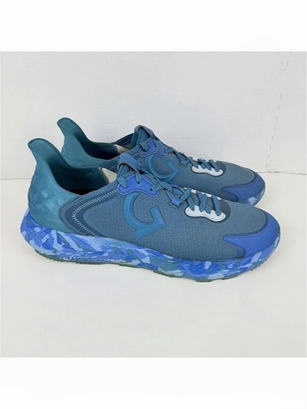 G/fore MG4X2 Mens Knit Cross Trainer Athletic Golf Shoes Size 14 - Petrol Blue
